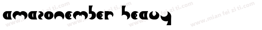 Amazonember Heavy字体转换